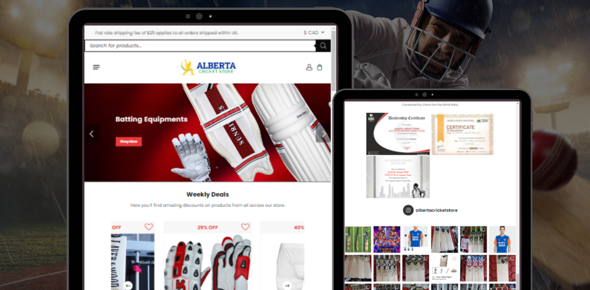 Alberta cricket store