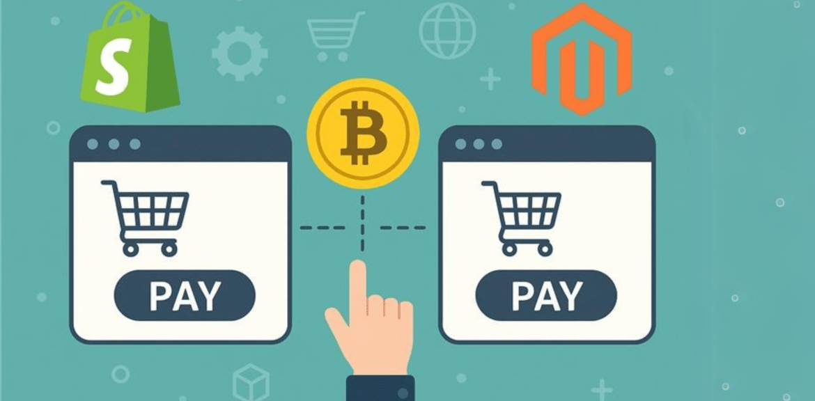Cryptocurrency in Shopify & Magento Stores