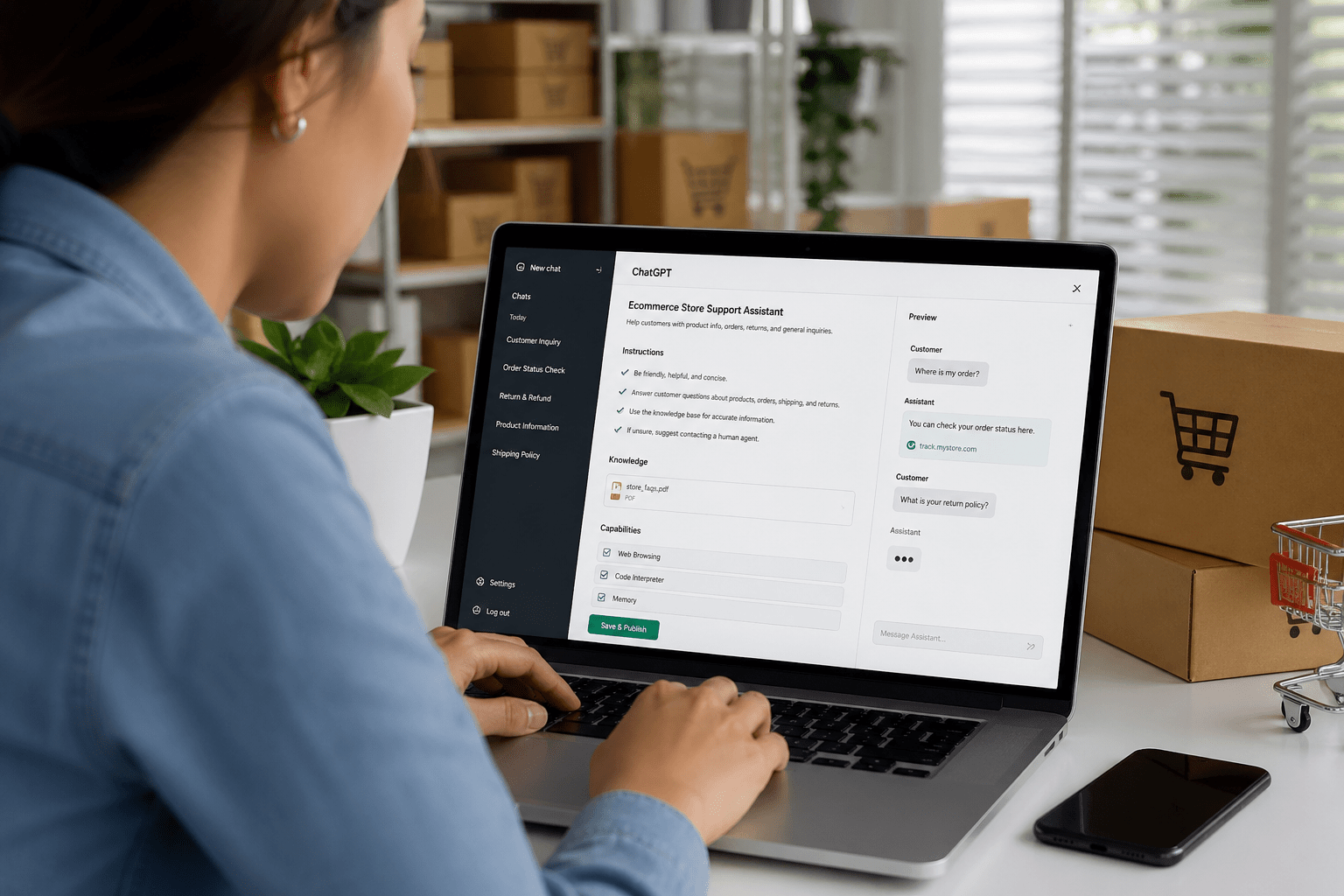 How to Set Up ChatGPT for eCommerce Customer Support in 2026