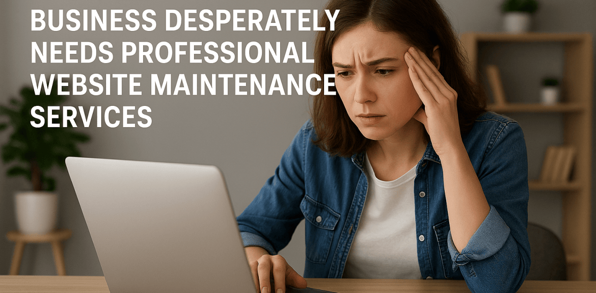 10 Signs Your Business Desperately Needs Professional Website Maintenance Services