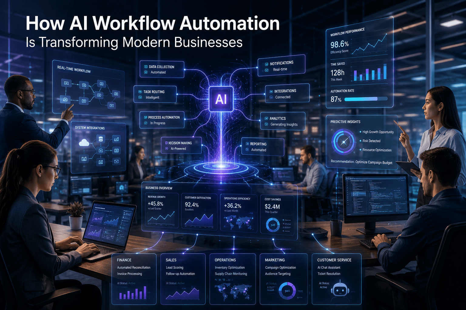 AI-driven workspace transformation in action
