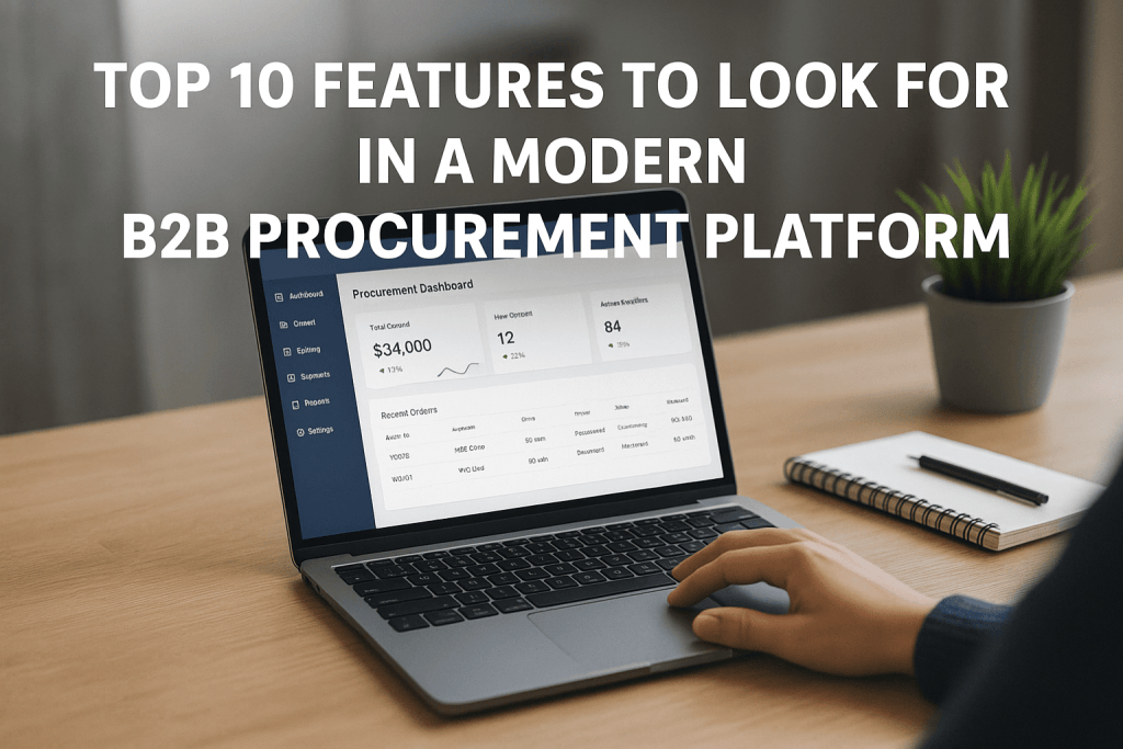 Top 10 Features to Look for in a Modern B2B Procurement Platform