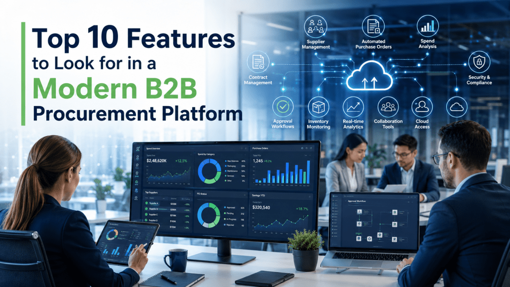 Top features in a B2B platform