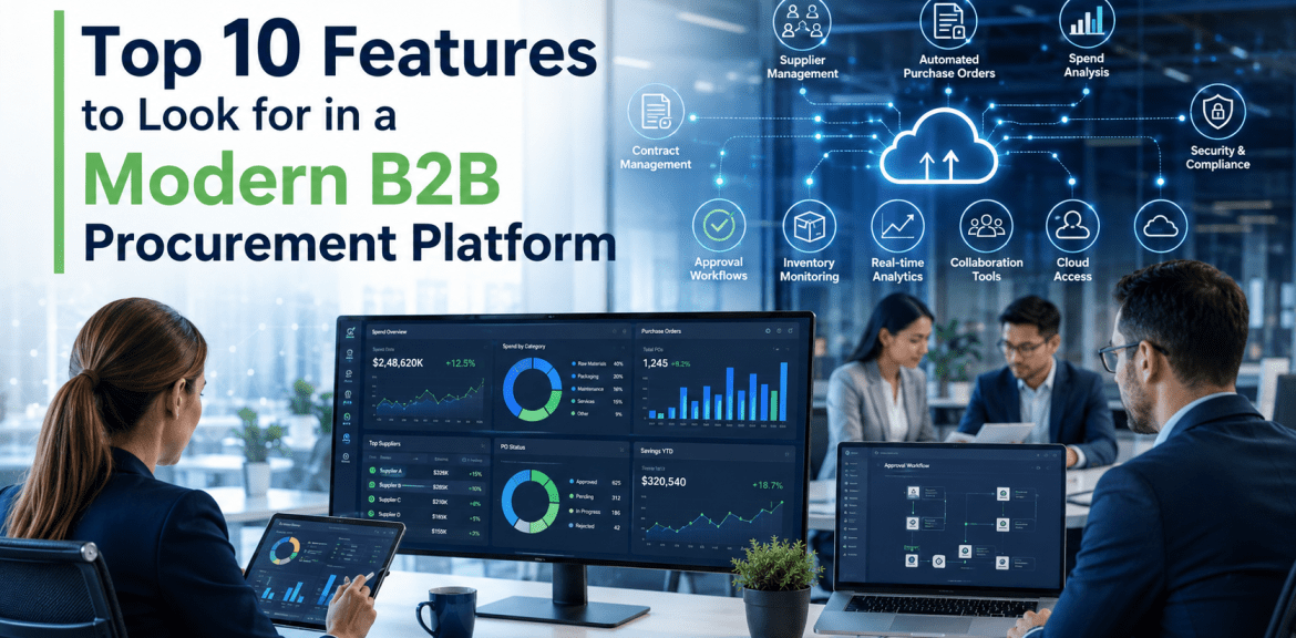 Top features in a B2B platform