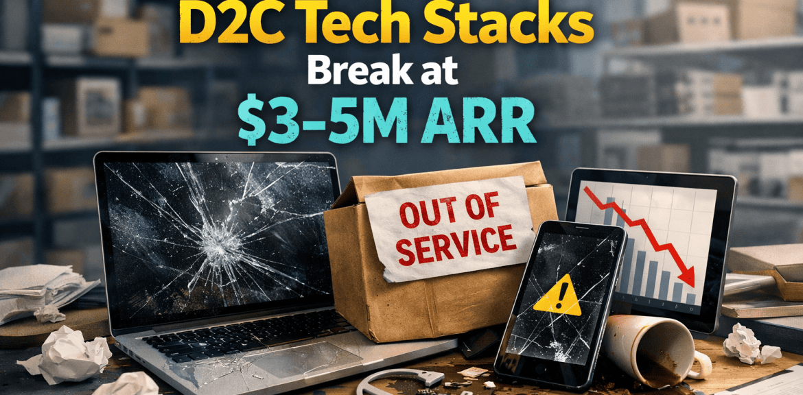 Why Most D2C Tech Stacks Break at $3–5M ARR