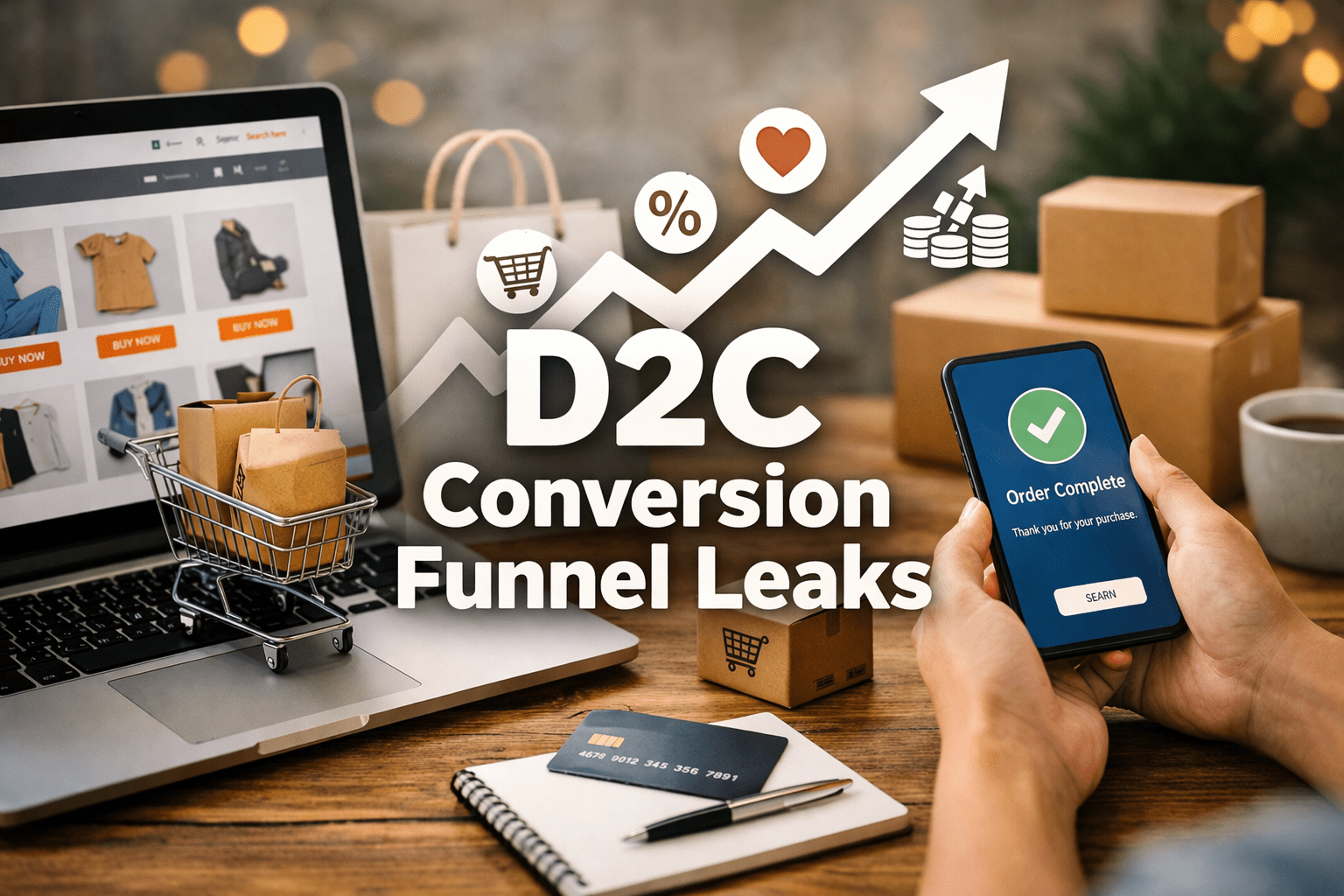 D2C conversion funnel leaks