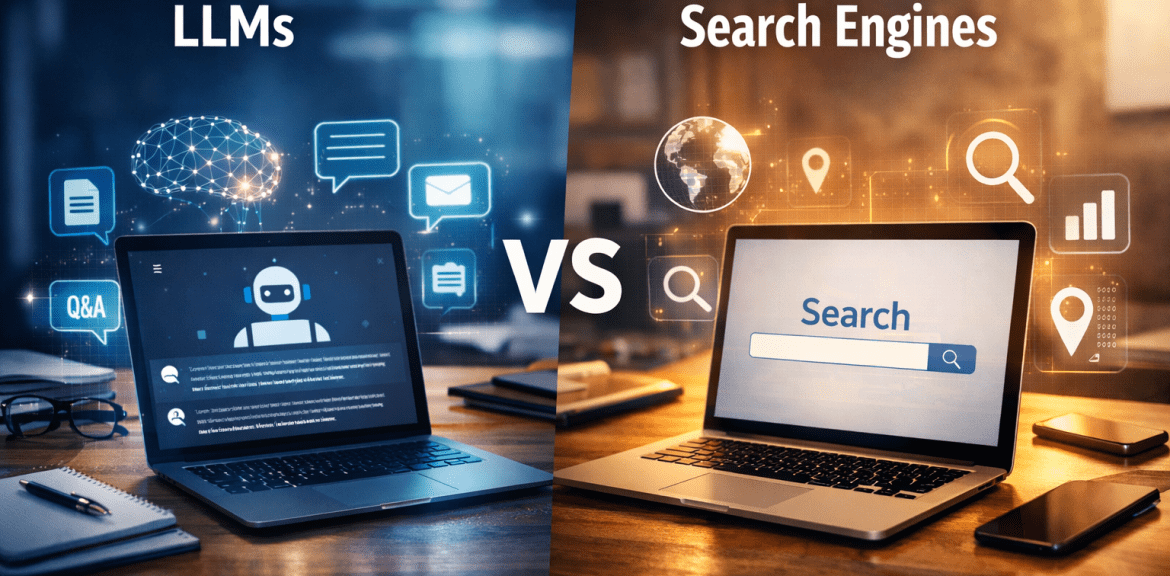 LLM vs search engine
