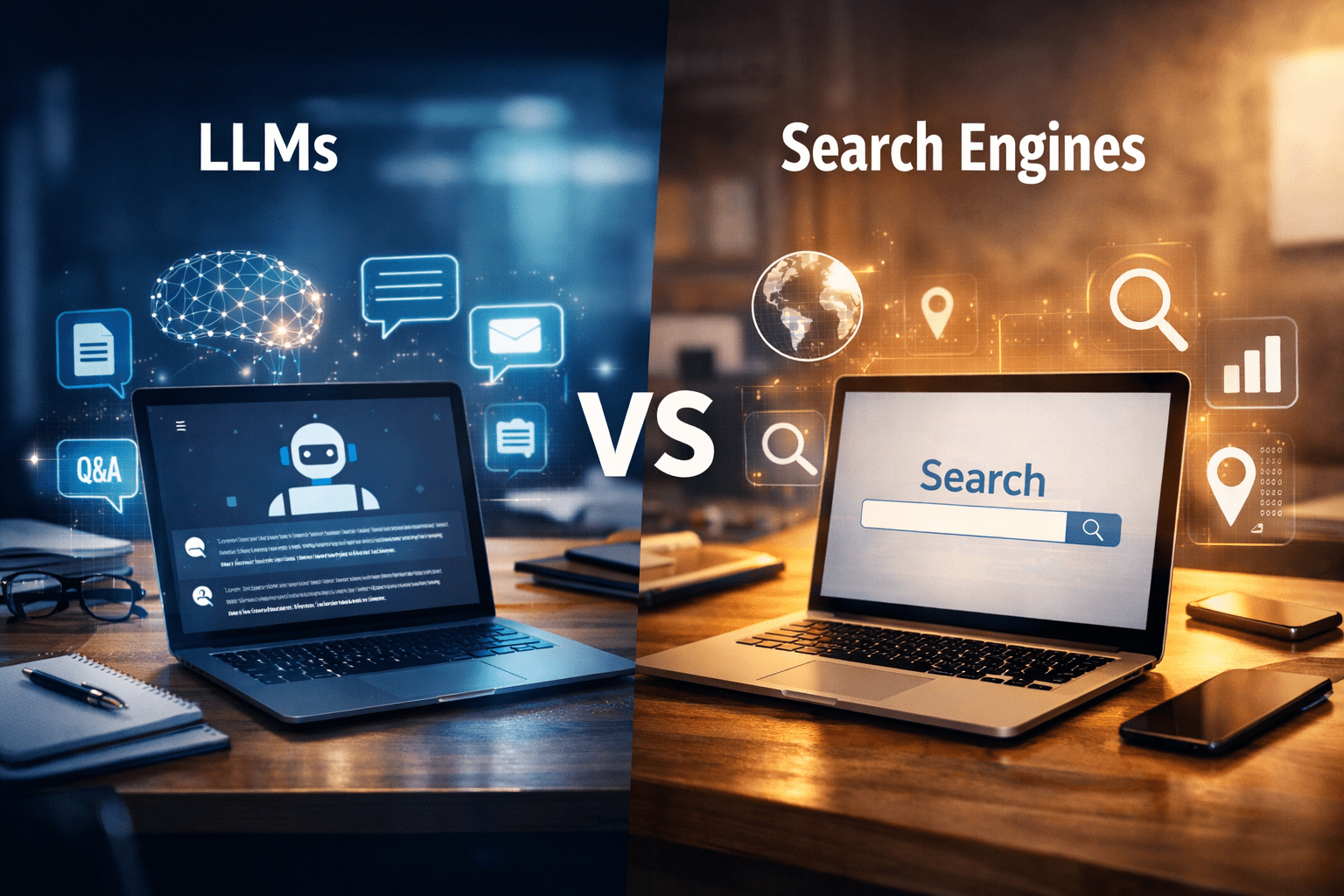 LLM vs search engine