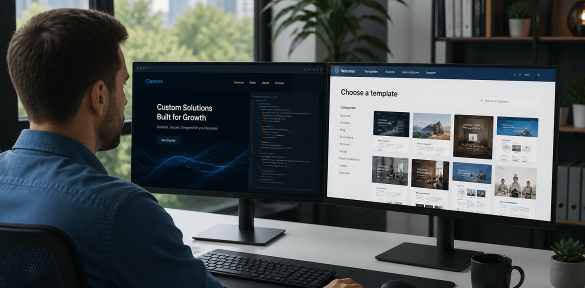 Custom vs Template Websites
