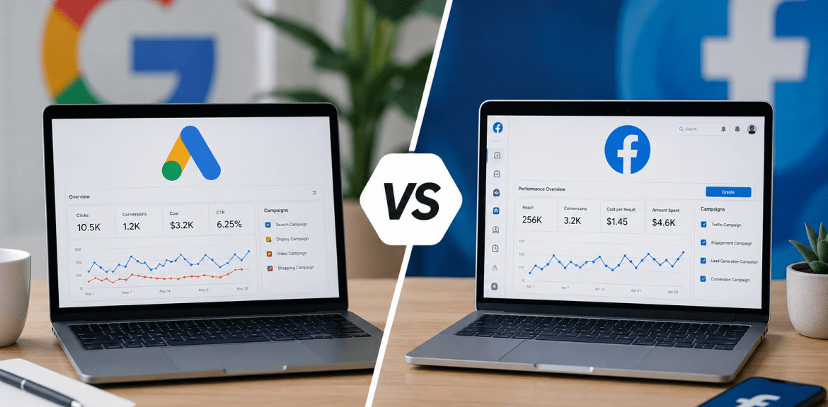 Google Ads Vs Facebook Ads