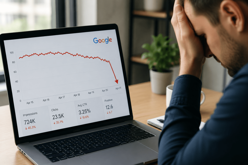 Google Ranking Dropped