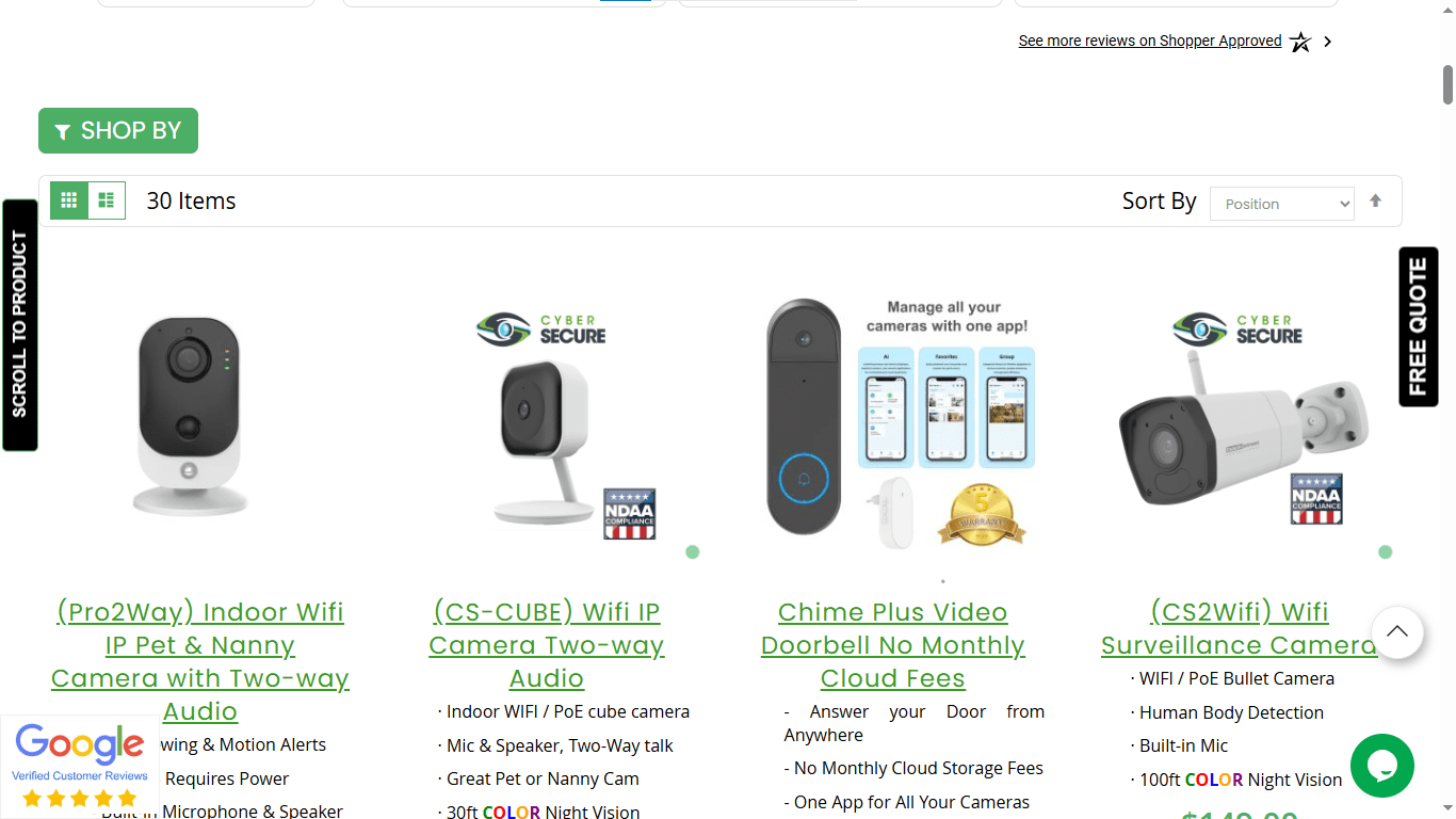 Category Page