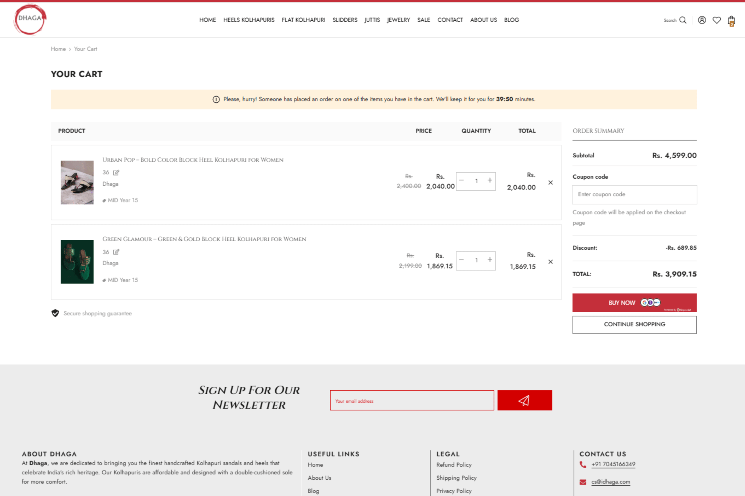 Cart & Checkout