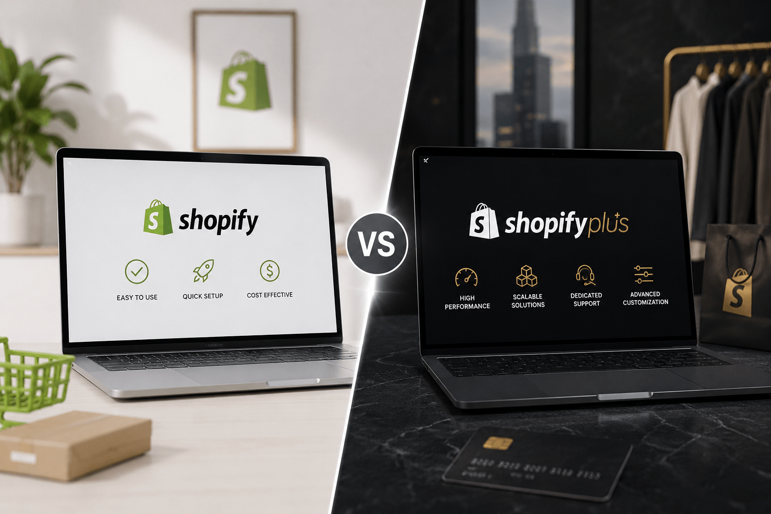 Shopify vs Shopify Plus