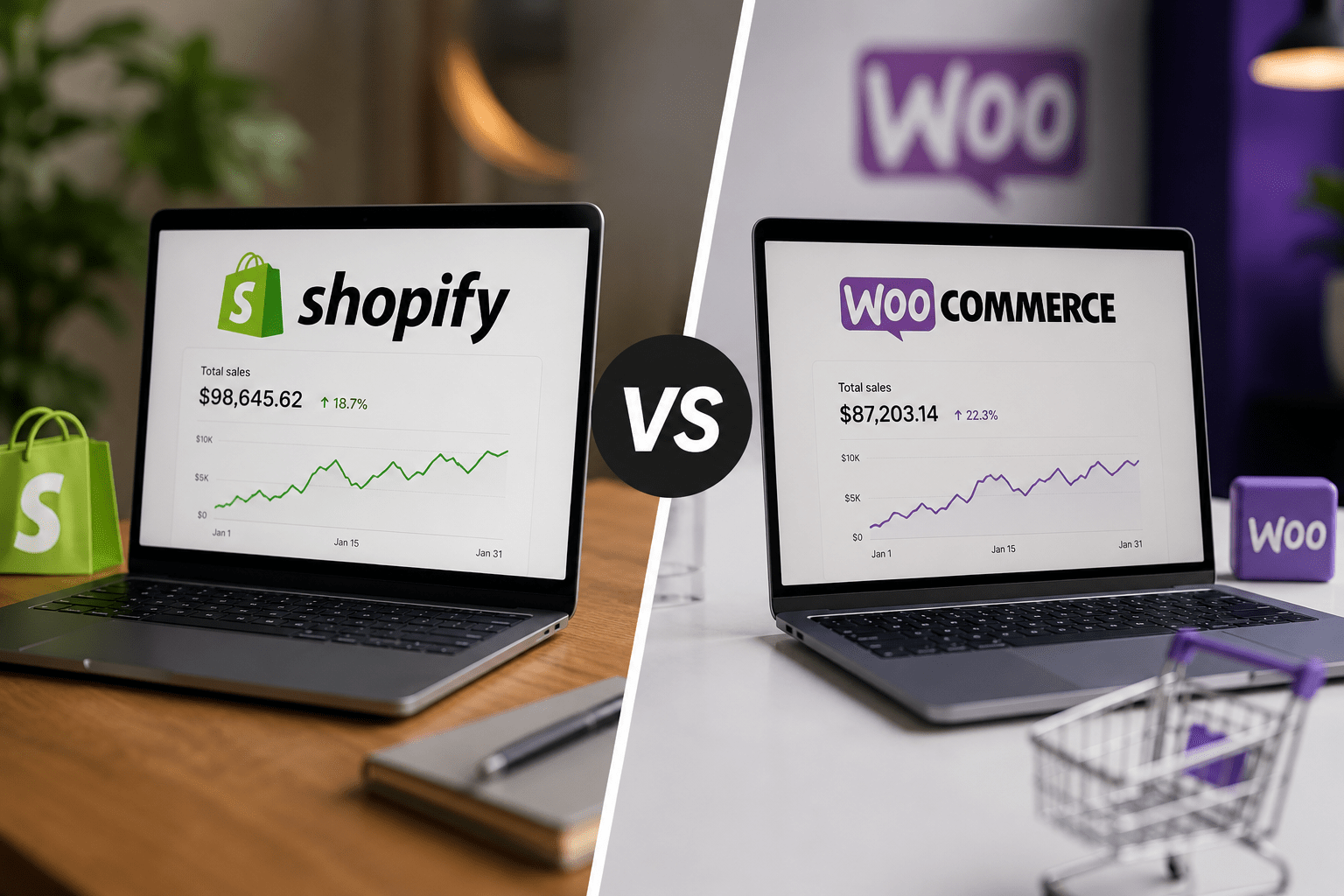 Shopify vs WooCommerce