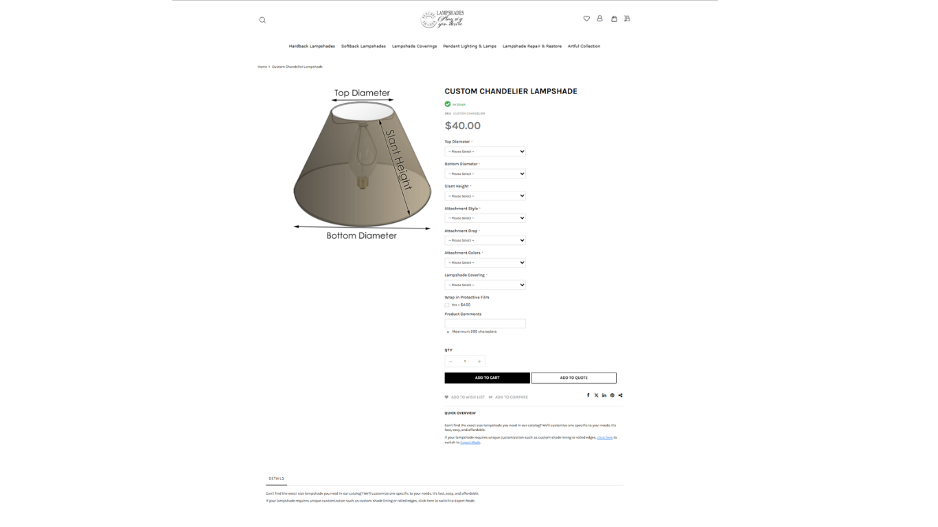 Product Page