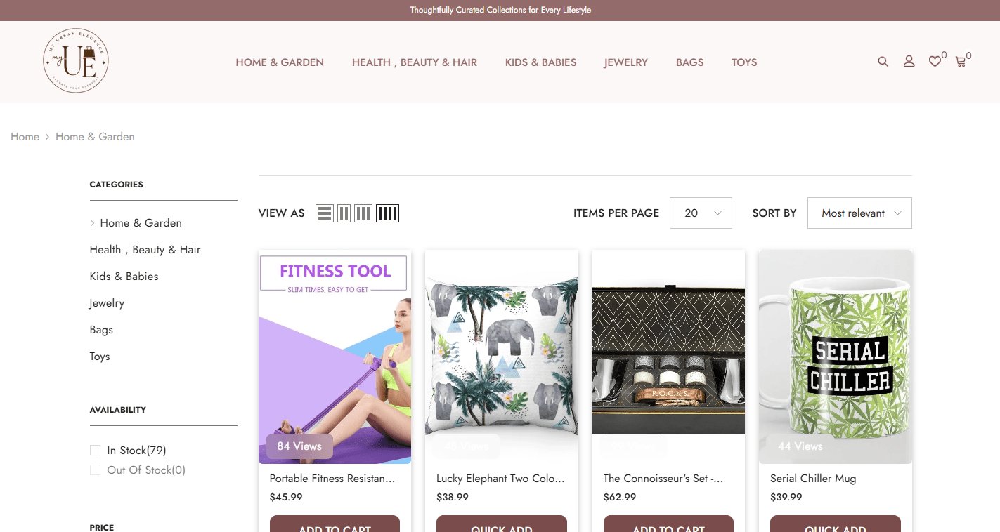 Category Page