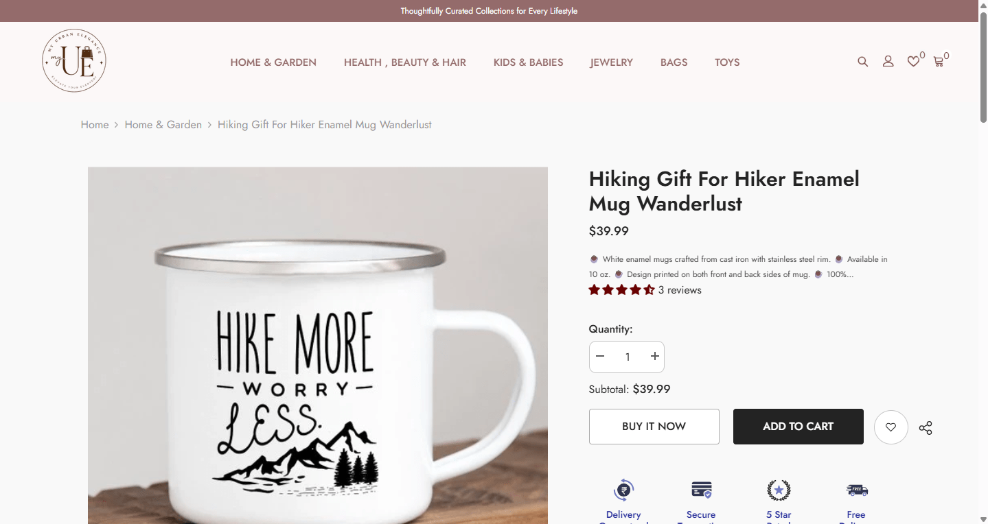 Product Page