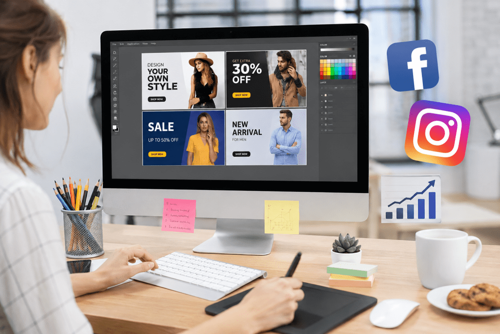 Best AI Tools for Facebook and Instagram Ad Creatives in Ecommerce