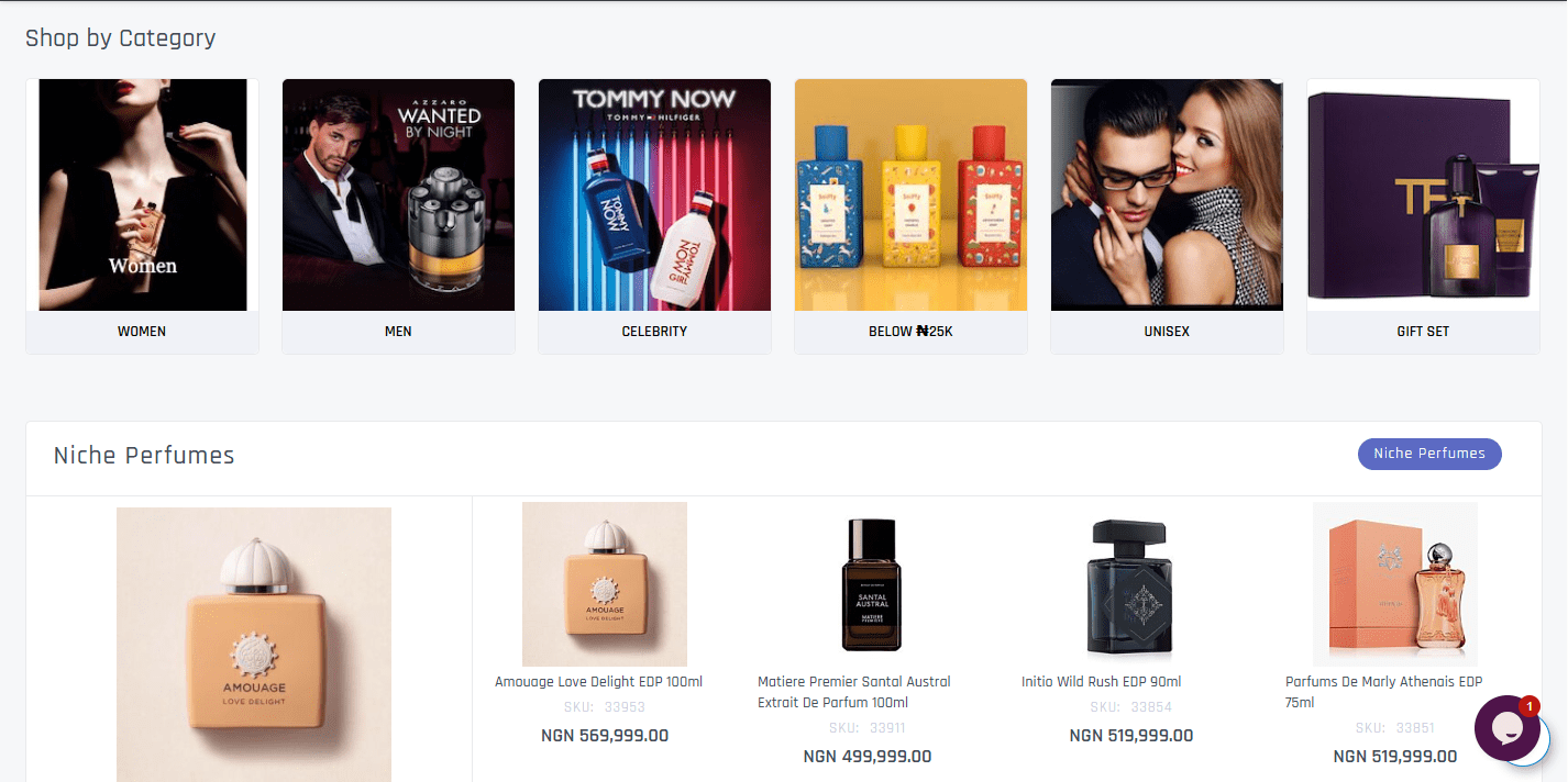 Category Page