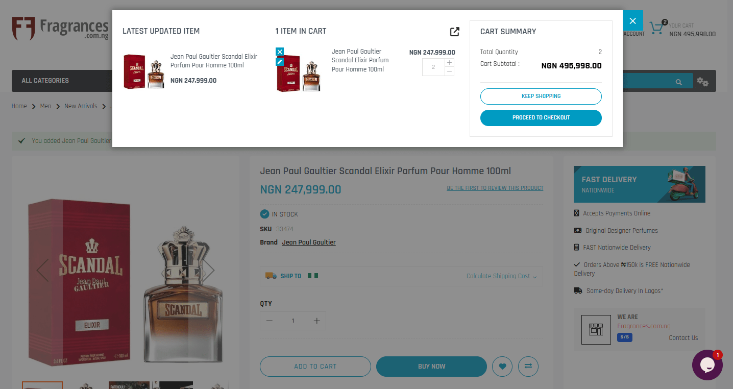 Cart & Checkout