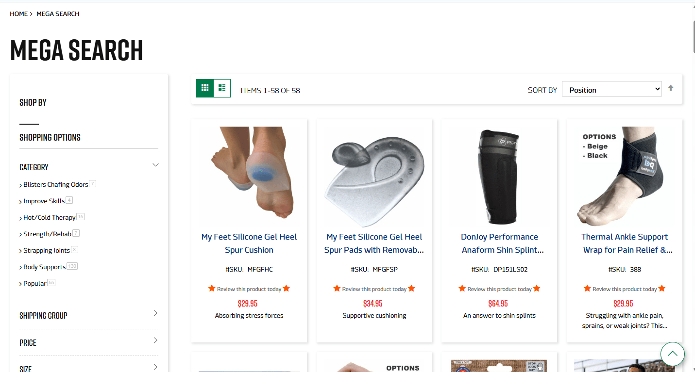 Category Page