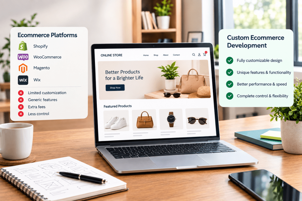 What Can Custom Ecommerce Web Development Do That Ecommerce Platforms Can't