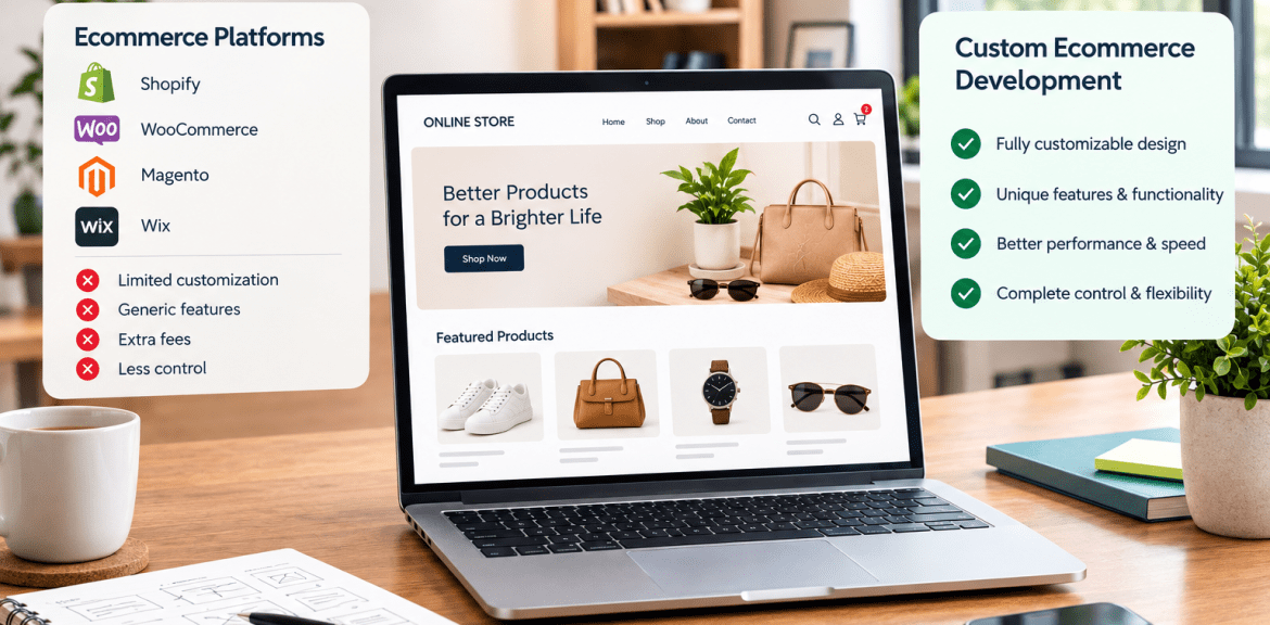 What Can Custom Ecommerce Web Development Do That Ecommerce Platforms Can't