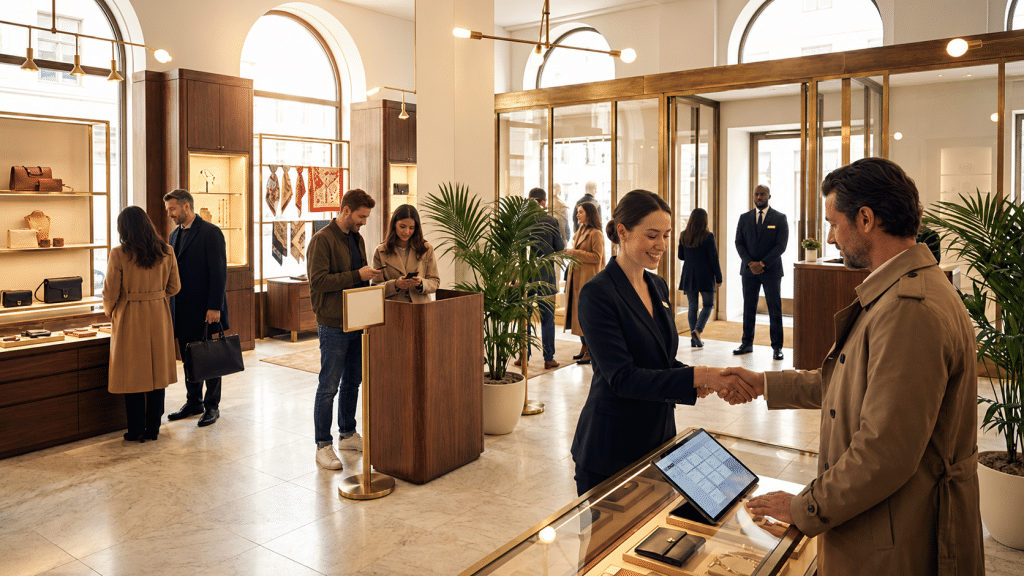 Luxury retail appointment scheduling platform