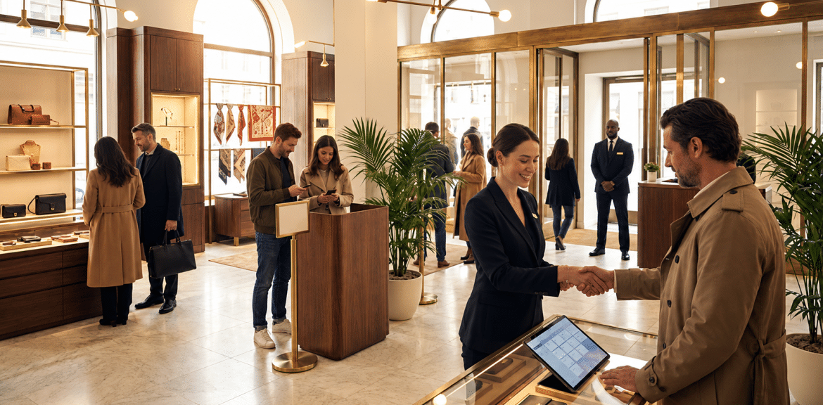 Luxury retail appointment scheduling platform
